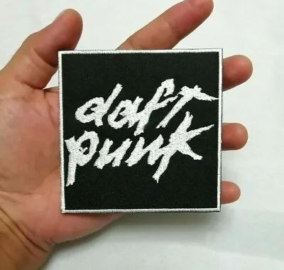 2Pcs. Daft Punk Electronic Dance Music Logo Robot Embroidered Iron On Sew Patch • $14.50