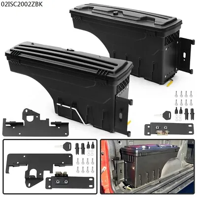 Left & Right Side Truck Bed Storage Box Toolbox Fit For Toyota Tacoma 2005-2020 • $143.52