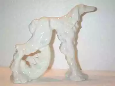  RUSSIAN WOLFHOUND BORZOI Pottery Dog *GREAT RaRe VINTAGE Piece * Royal Haeger • $115