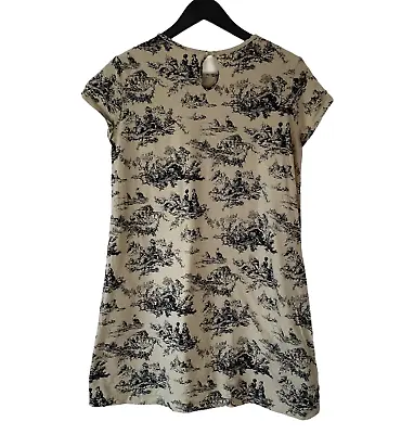 Cabbages & Roses Pale Green Classic Chinoiserie Short Sleeve T Shirt Dress UK S • $28.58