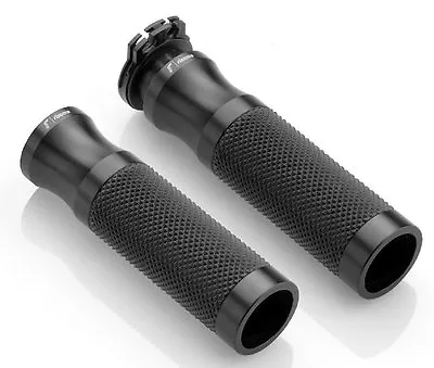 Rizoma 'Sport Line' Billet Handlebars Grips. Black. 22mm Bars • $87.14