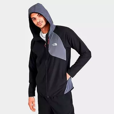 Mens The North Face Active Stretch Full Zip Fleece Hoodie Top Jacket Coat New • $49.18