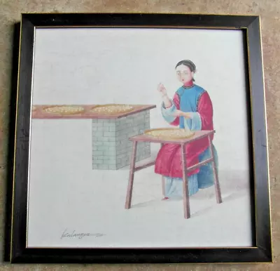 The Costume Of China - Woman Preparing Tea Framed Print George Henry Mason • $24.89