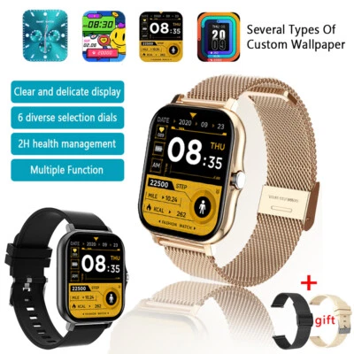 $42.85 • Buy Smart Watch Bluetooth Call Blood Pressure Sport Fitness Tracker Heart Rate 2023