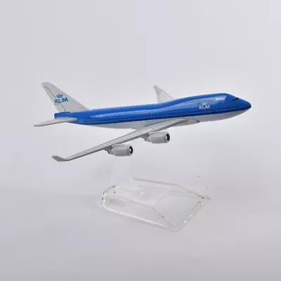 16cm B747 Boeing KLM Metal Aircraft Plane Model Gift UK • £10.50