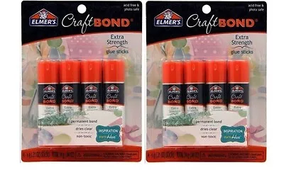 Elmer's CraftBond Extra Strength Glue Sticks 6 Grams 4 Count 4-Pack Pack Of 2 • $9.40