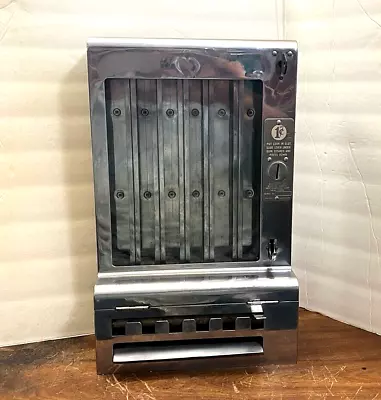 Vintage Mills Penny 1¢ Vending Tab Gum Coin Operated Machine Subway Wall W/Key • $279.95