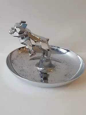 Vintage Chrome Mack Truck Emblem Ashtray • $24.95