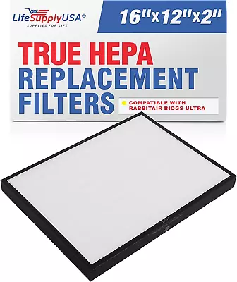 True HEPA Air Cleaner Filter Compatible With Rabbit Air BioGS SPA-421A & SPA-582 • $27.96