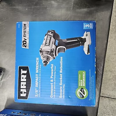 New Sealed Hart # Hpiw50 3/8  20v Cordless Impact Wrench - Tool Only • $49.99