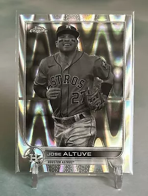 Jose Altuve 2022 Topps Chrome Black & White RayWave #6 Houston Astros • $1.99