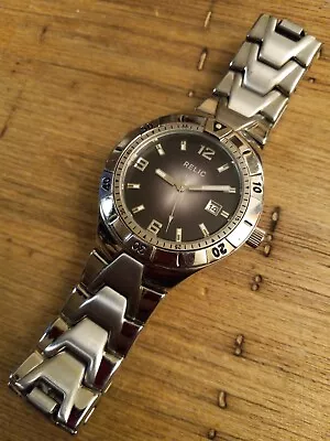 $24.95 • Buy Relic Quartz Stainless Steel Men's Diver's Watch