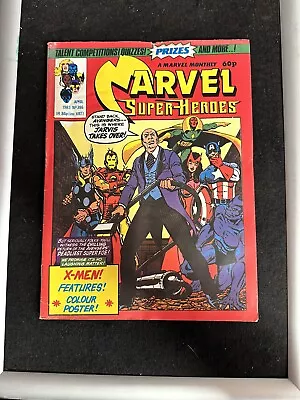 Marvel Comic Super Heroes #396 April 1983 With Poster British Uk Monthly • £10