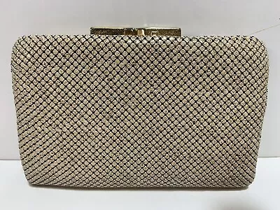 Vintage GLOMESH Cream/burgundy Dapple Fleck Ladies Purse/wallet Immaculate • $99