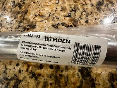 Moen 2-102-5PS 5-Foot Curved Shower Rod Only Polished Stainless Steel • $27.49