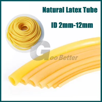 Natural Latex Tubing Rubber Pipe Laboratory Surgical Industrial Hose ID 2mm-12mm • $81.69