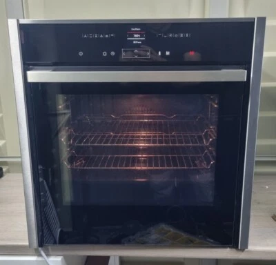 £495 • Buy Neff N70 B57CR22N0B Slide And Hide Pyrolytic Single Built In Oven B2