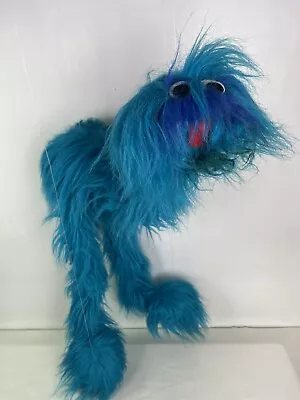 Vintage Limber Louie Marionette Puppet Blue Furry Cute Monster • $29.99