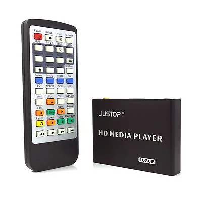 HD Multi Media Player RM MKV HD 1080P HDMI USB TV Box For SD Card HDD UK • £44.76