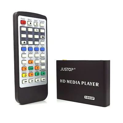 £39.95 • Buy New JUSTOP HD Multi Media Player RM MKV HD 1080P HDMI USB TV Box For SD Card HDD