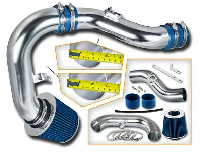 BLUE COLD AIR INTAKE+DRY FILTER For Subaru 02-07 Impreza WRX 2.0L 2.5L Sti • $53.99