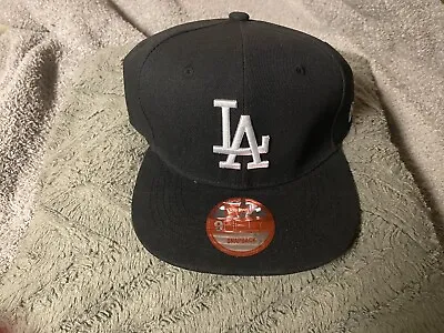 New Era 9fifty Basic Snapback Hat Cap Mlb Los Angeles La Dodgers Black Adult Men • $29.22