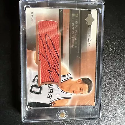 2003-04 Sweet Shot Signature Shots EG Emanuel Manu Ginobili Auto • $75