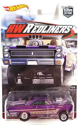 Hot Wheels Car Culture Rlc Premium Box Set Hw Redliners '65 Mercury Cyclone • $29.99