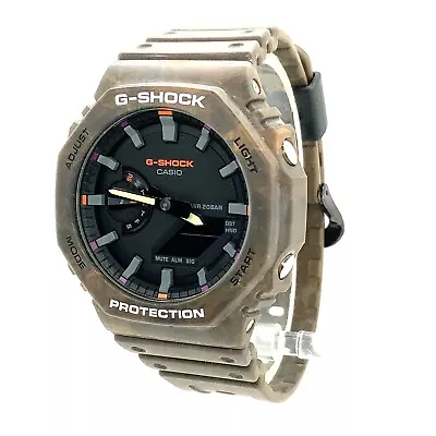 Casio GA-2100FR-5A Men’s 45mm G-Shock Brown Mystic Forest Watch • $74.95