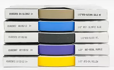 1/2  X 150' Half Inch Roll Of Solid Premium  Accent Stripe In Many Colors • $27.25