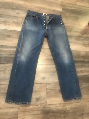 Levi’s Button Fly Jeans Men’s 35 X 34 Actual 34 X 31 Great Vintage Look • $18.89
