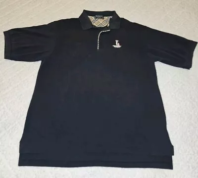 VTG Burberrys Of London Golf Polo Shirt Mens XL Collared Short Sleeve USA Made • $20