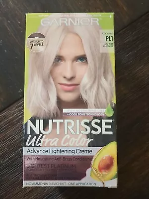 Garnier Nutrisse PL1 Lightest Platinum Hair Color Coconut Ultra Color Blondes  • $5
