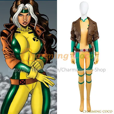 $218.99 • Buy X-Men: Apocalypse Rogue Anna Marie Cosplay Costume Girl Jumpsuit Uniform Outfit 