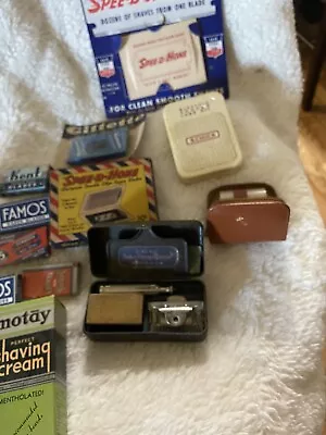 Vintage Shaving Memorabilia ; Blades hones Razors And More • $30