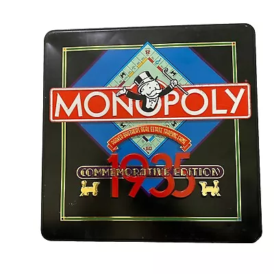 Parker Brothers MONOPOLY 1935 Commemorative Edition 1985 Metal Tin NEW SFO • $55.99