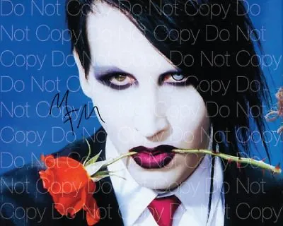 Marilyn Manson Signed 8X10 Inch Print Photo Picture Poster Wall Art Autograph RP • $16.99