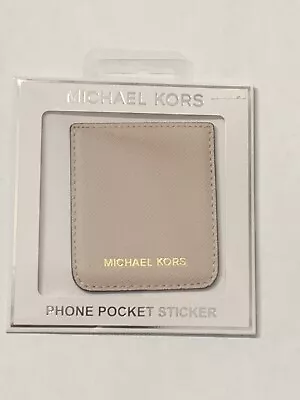 Michael Kors Cell Phone Pocket Sticker Card Holder Wallet Adhesive Back Pink • $4.89