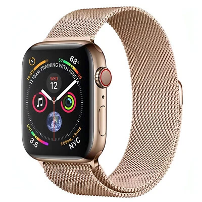 $7.79 • Buy For Apple Watch IWatch Band Series 8 7 SE 6 5 4 3 Magnetic Stainless Steel Strap