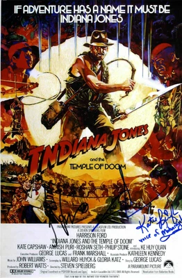$21.95 • Buy 249580 Indiana Jones Temple Of Doom Cast Signed Art POSTER PRINT AU