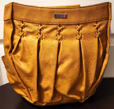 NEW - Miche Demi Shell -  Jennica  - Retired - Mustard Yellow Faux Leather • $14.95