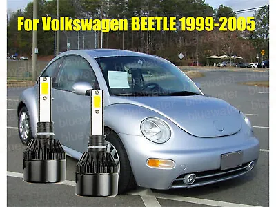 LED For VW BEETLE 1999-2005 Headlight Kit H1 6000K White CREE Bulbs Low Beam • $24.95
