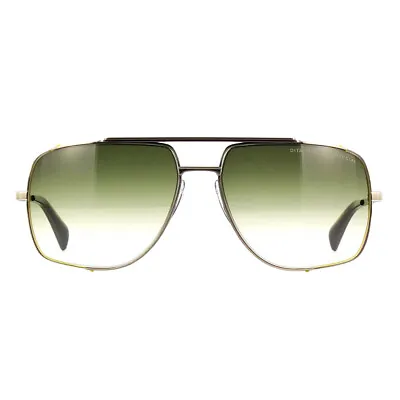 Dita MIDNIGHT SPECIAL DT DRX-2010 2010A Antique Silver Metal Sunglasses Green • $364.51