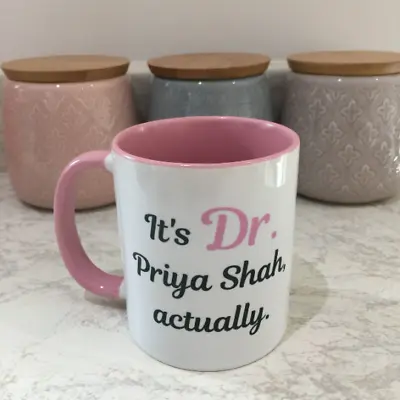 £9.99 • Buy Personalised It's Dr Actually Mug Congratulations Graduation Doctor PHD Gift