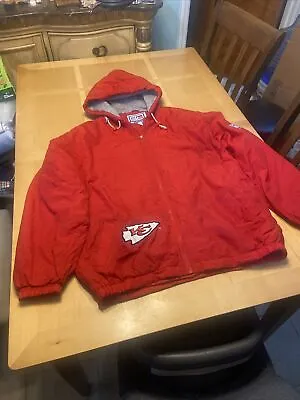 Starter Pro Line Jacket M Kansas City Chiefs NFL Football Vintage ? Superbowl • $125