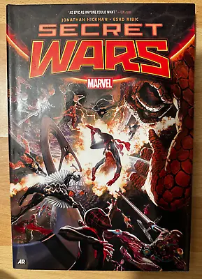 Secret Wars 2016 Oversized Hardcover Hardback Graphic Novel Hickman Marvel Comic • £49.95