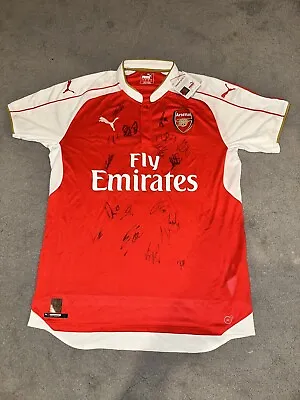 Signed Arsenal Shirt - FA Cup Winners 2015 Shirt • £350