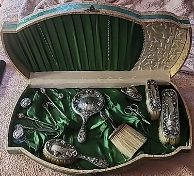 Foster & Bailey SET STERLING SILVER  F&B Co Flora DORA FROM MOVIE RARE 14 Pieces • $1499