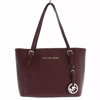 Michael Kors Leather Handbag Bordeaux /Sr3 Ladies • $109.63