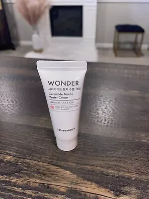 TONYMOLY WONDER Ceramide Mochi Water Cream .5 Fl Oz / 15 Ml NEW & SEALED • $8.95